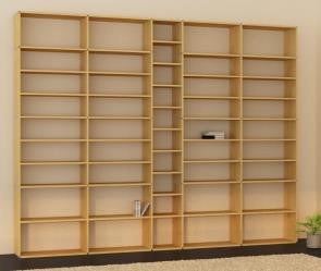 Birke Massivholzregal