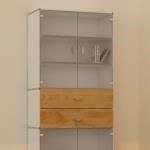 Glasvitrine, Staubschutz für Ihre Bücher