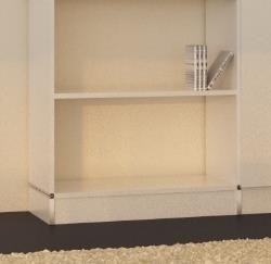 Regal mit Holzsockel vorne