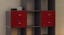 Schubladen für Bücherregale