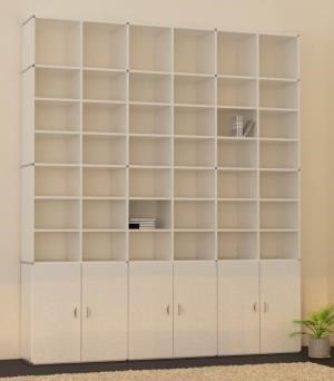 Weisses Bücherregal